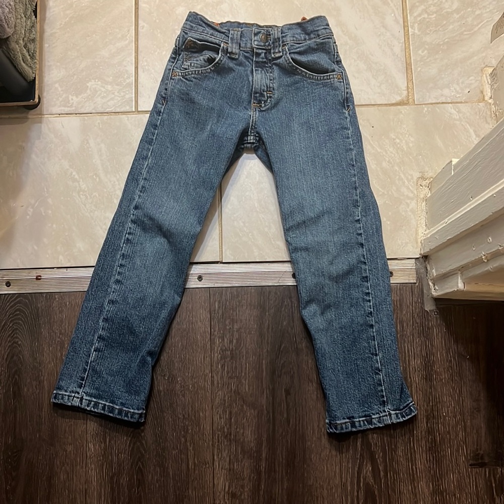 Boys Wrangler Jeans with adjustable strap inside